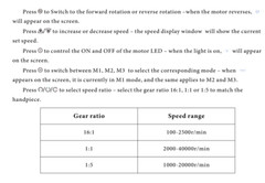 Dental Built-in LED Electric Motor/1:1 1:5 16:1 Fiber Optic Handpiece po