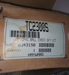 “NEW OLD STOCK” HAYWARD 3″ BALL CHECK SKT VIT CPVC