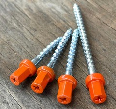 High Head Duplex Screws for Concrete Forms / Framing / Temporary Installations
