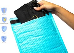 PASTEL BLUE COLOR POLY BUBBLE MAILERS SHIPPING PADDED BAGS MAILING ENVELOPES