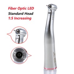 1-5 Pcs Dental 1:5 LED Contra Angle Fiber Optic Handpiece Fit KaV NSK Motor
