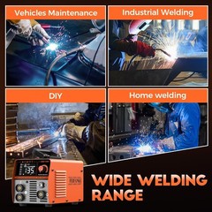 MIG Welder 135A 3IN1 MIG/ARC/Lift TIG Welding Machine 110V for Beginner, Gasless