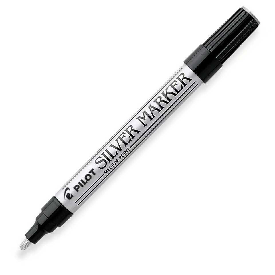 Pilot SC Metallic Paint Marker, Gold or Silver, Ex Fine or Med, Choose Quantity