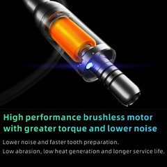 Woodpecker Dental Brushless Electric Motor MT2 Fit NSK 1:1/1:5 /16:1 Handpiece