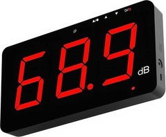 SW-525A Sound Level Meter Tester 30-130db Large Screen Red LCD Display Wall H…