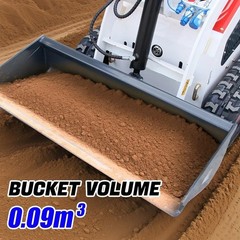 Compact stand-up tracked mini skid steer loader Runtong R420 Engine US in Stock