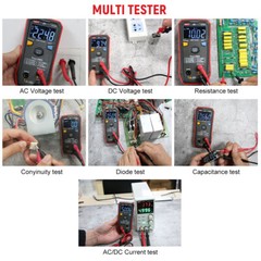 UNI-T Smart Multimeter True RMS AC DC Voltmeter Ammeter Ohm Capacitance Tester