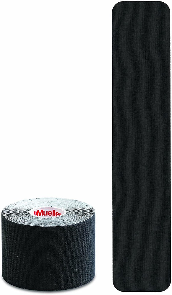 MLR Sports Medicine Kinesiology Tape I-Strip Roll Black 2″ x 9.75″ 1 Roll 20 Str