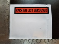 Packing List Envelopes Invoice Enclosed Slip Pouch Self Adhesive Shipping Label
