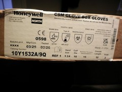 2pr. 2025 Honeywell (10Y1532A/9Q) CSM Glove Box Gloves 32” x 9-3/4 Ambidextrous