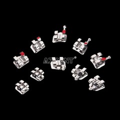 AZDENT Dental Orthodontics Bracket Brace Mini/Standard Roth.018/.022 Hooks 345/3