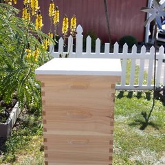 Beekeeping Beehive Telescoping Cover for 10 Frame Honeybee Hive, Amish Made