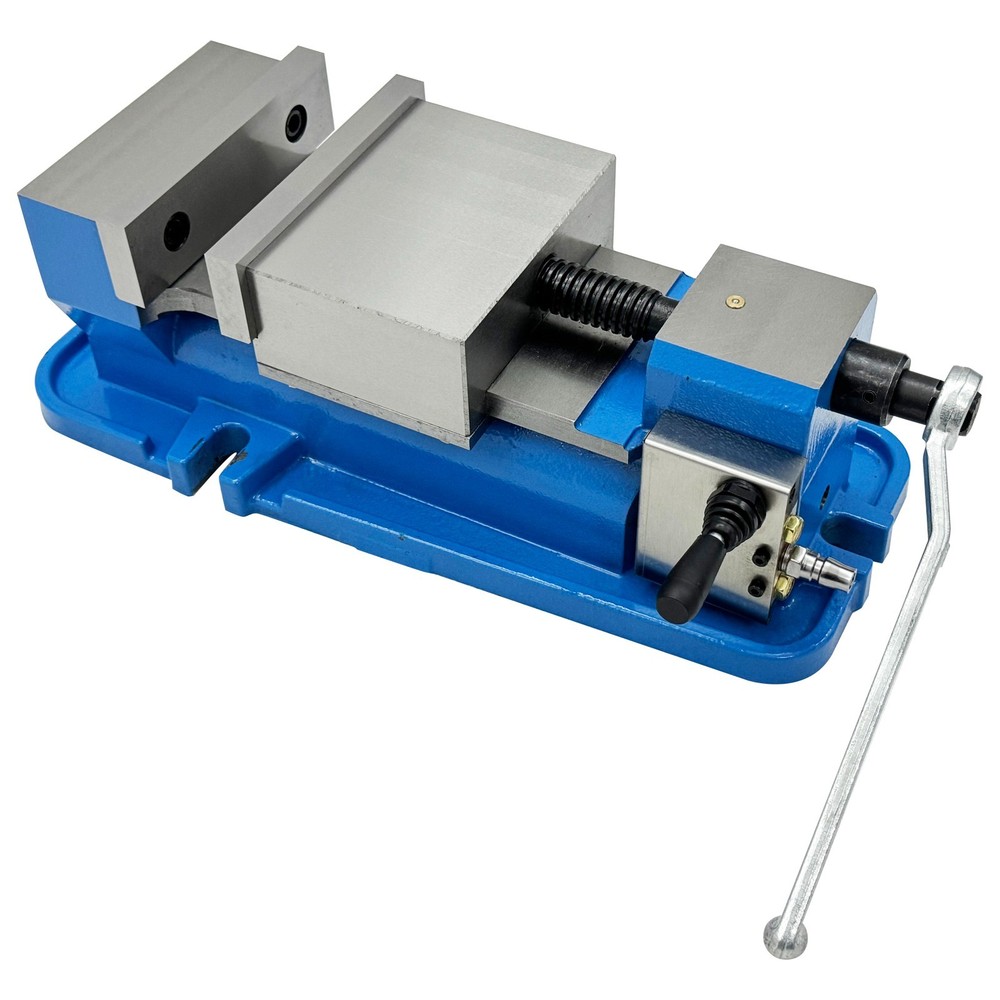 6 Inch Pneumatic Vise High Precision Bench Flat Vise for CNC Machining Center