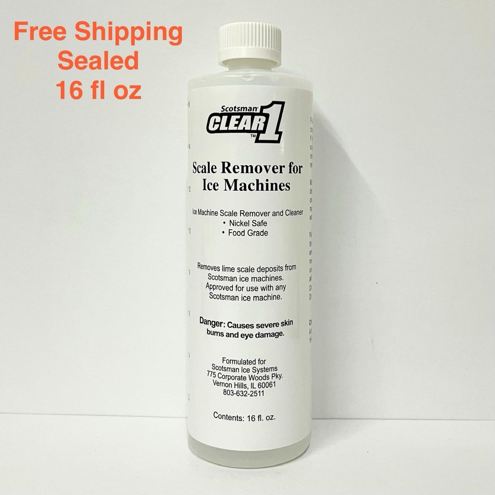 Scotsman CLEAR 1 Scale Remover & Cleaner for Ice Machines 19-0653-01 16 fl oz