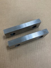 (2) 6” Jaws For Kurt Vises 4140 Hardened Steel & Precision Ground Made In USA