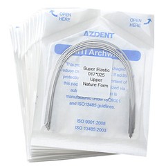 AZDENT Dental Orthodontic Arch Wires Super Elastic Niti Nature Form Rectangular