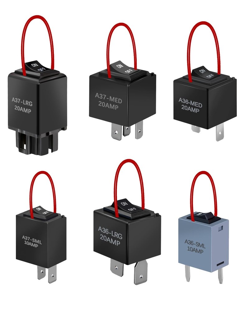 6-Pack 9038A Relay Bypass Switch, Relay Tester, Bypass Switch Kit with Amp Loop