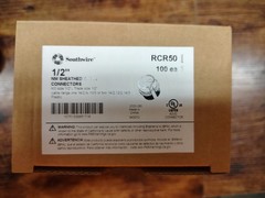 (Box of 100 pcs) Southwire RCR50 1/2″ inch NM Sheathed Cable Connectors