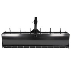 Powder Coated Steel 55″ Box Blade Scraper W/6 Scarifier Shank For Cat 0 Cat 1