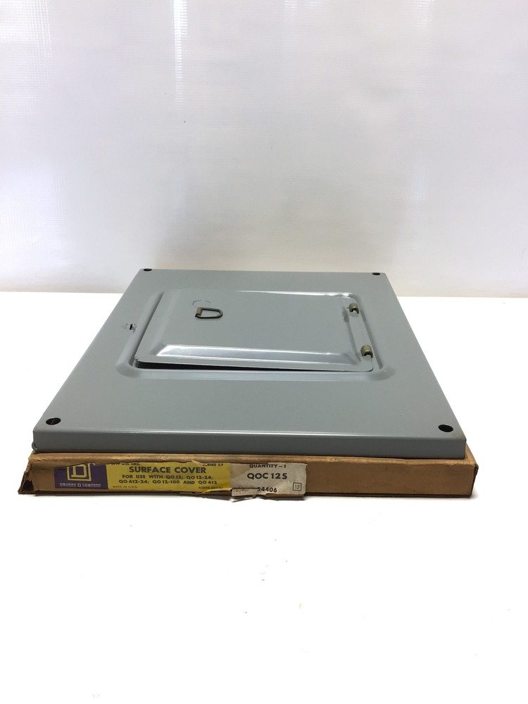 Square D QOC12S Surface Cover QO Load Center Panel Cover Gray