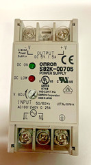 Omron S82K-00705 Power Supply 5V 1.5A DIN Rail AC100-240V