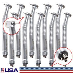 10PCS SEASKY NSK Style Dental High Speed Handpiece Push Button Type 4 Hole Y1BA4