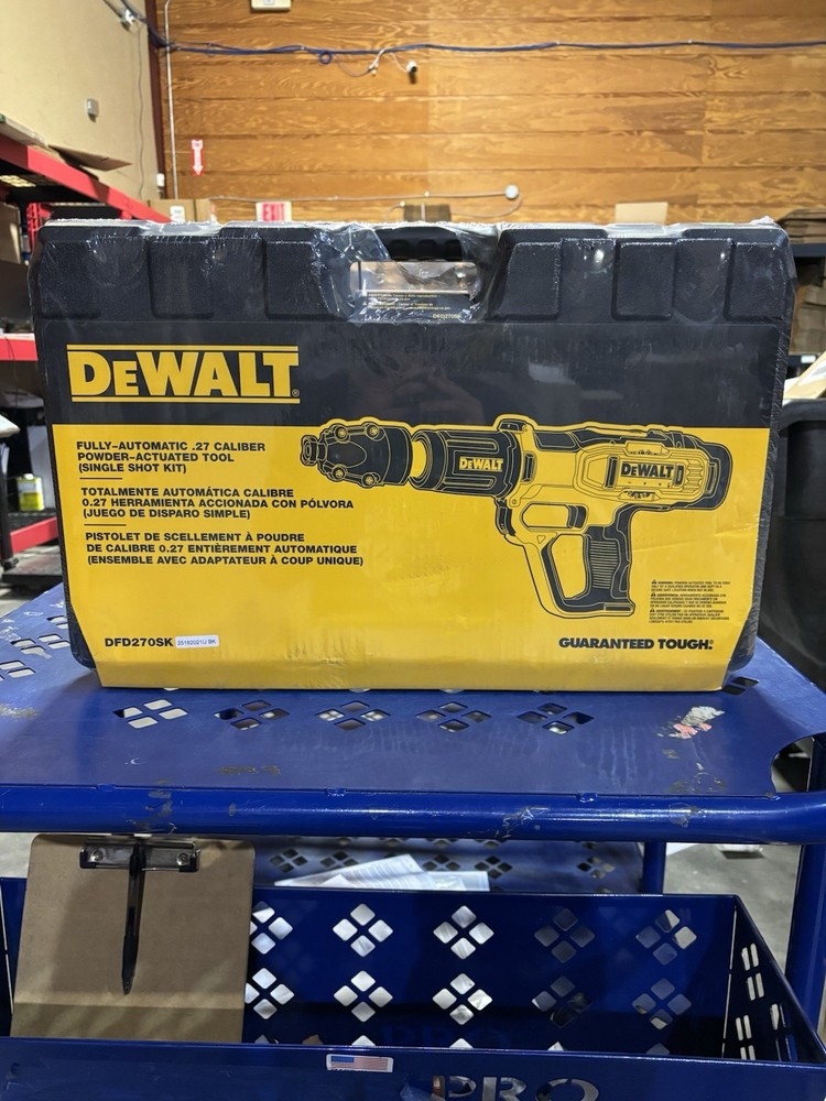 DeWalt DFD270SK Fully-Automatic .27 Caliber Powder Actuated Tool (Single Shot Ki