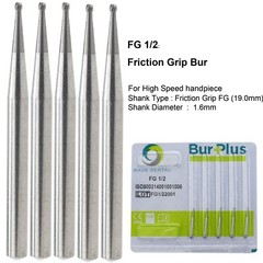 Wave Dental Round Carbide Bur FG Diamond Bur Surgical Long Round Ball High Speed