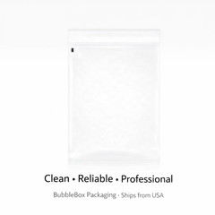 Clear Resealable OPP Cello Bags 1.5 Mil Poly w/ Suffocation Warning – Multi Size