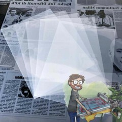 100Sheets Waterproof Inkjet Milky Transparency Film Silk Screen Printing 13″x19″