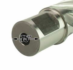 Steel Dragon Tools® 7/8″ x 2″ HSS Annular Cutter with 3/4″ Weldon Shank