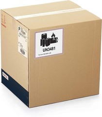 Lithium Battery UN3481 Shipping Labels, 2.76 × 1.97 Inches, 500 Labels Per Roll