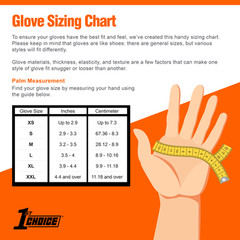 1st Choice Premium Orange Nitrile Disposable Gloves, 6 Mil, Box of 100