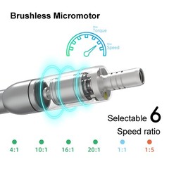 Brushless LED Dental Electric Motor Built-in Micromotor 4 Hole C Puma 1:1 1:5