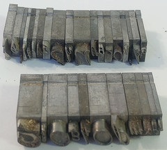 1000+ Pieces Mixed Lot Antique Letterpress Print Type Letter/Number Set Typeset