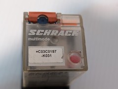 Schrack MT3330C4 relay, 24VDC with Schrack MT78740 relay base as shown