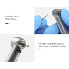NSK Style Dental Fiber Optic LED E-generator High Speed Handpiece Turbine 4 HOLE