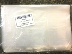 100 CLEAR 9 x 12 POLY BAGS PLASTIC LAY FLAT OPEN TOP PACKING ULINE BEST 1 MIL