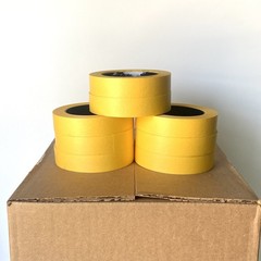 Lot Of 48 Rolls 1″ X 60 Yrds Fine Edge Yellow Painters Masking Tape NOT FOR AUTO