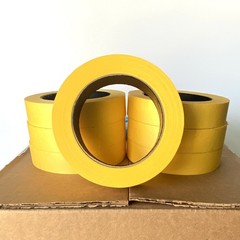 Lot Of 48 Rolls 1″ X 60 Yrds Fine Edge Yellow Painters Masking Tape NOT FOR AUTO