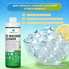 Odorless Ice Maker Cleaner and Descaler – 16 Fl Oz – Compatible with All Brands