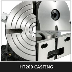VEVOR 8″ Precision Horizontal and Vertical Rotary Table