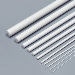 ABS Round Bar Dia 1/2/3/4/5/6mm Styrene Plastic Strips Rod Plasticard 250mm Long