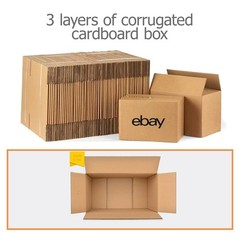 25-100 pcs 6″x4 3/4″x4 3/4″ Shipping Packing corrugated cardboard boxes ebay UL