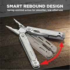 EDGE Multi-Tool Pliers, 14-in-1 Stainless Steel Multitool with Knife, Saw,