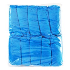 100pcs Disposable Non-woven Shoe Covers Indoors Office Blue Easy Shoe Covers