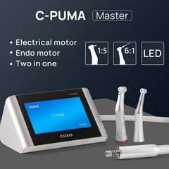 COXO Dental 1:5 LED Standard Head Contra Angle Handpiece /C-PUMA MASTER Motor