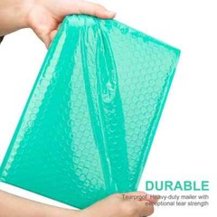 ProLine 500 #0 6.5×10 Extra Wide Teal Poly High Bubble Mailer DVD CD Envelopes