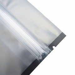 100 Colored Food Safe Plastic Resealable Pouch Stand Up Bags with Frosted Window
