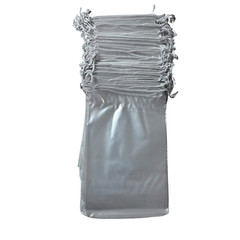 Poly Plastic Bags Double Drawstring Clear 2 MIL High Clarity (50 Qty 5″ x 8″)